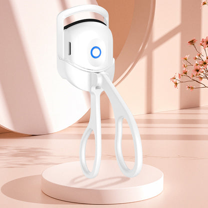 Portable Rechargeable Electric Heated Eyelash Curler – Long-Lasting Thermal Lash Curling Tool