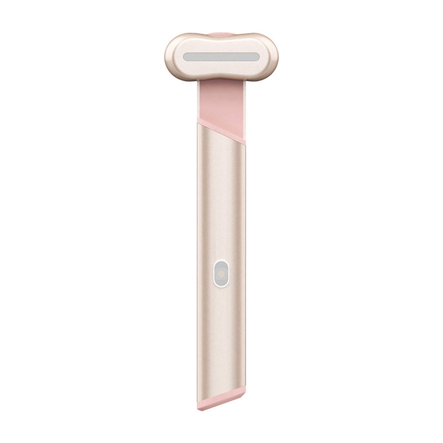 4-in-1 Electric Eye Massager – Red &amp; Blue Light Therapy with Vibration, Warmth &amp; Microcurrent (Rose Gold)