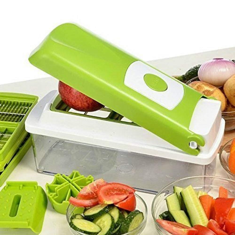 12pcs Multifunctional Vegetable Chopper Set – Handheld Food Grater, Slicer, Dicer &amp; Manual Food Cutter for Kitchen