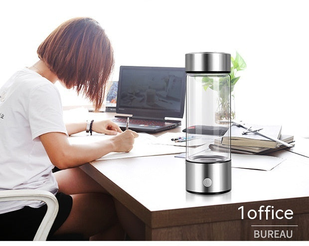 Electric Hydrogen Water Bottle – Rechargeable Antioxidant-Rich Hydration on the Go!