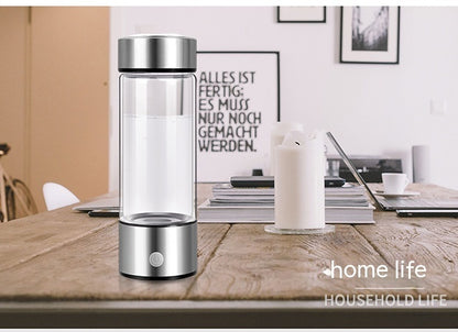 Electric Hydrogen Water Bottle – Rechargeable Antioxidant-Rich Hydration on the Go!