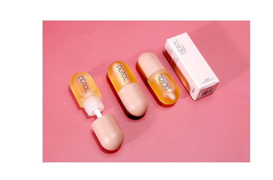 Day & Night Instant Volume Lip Plumper Oil – Clear, Long-Lasting Nourishment & Fine Line Repair | Lip Care & Beauty Oil