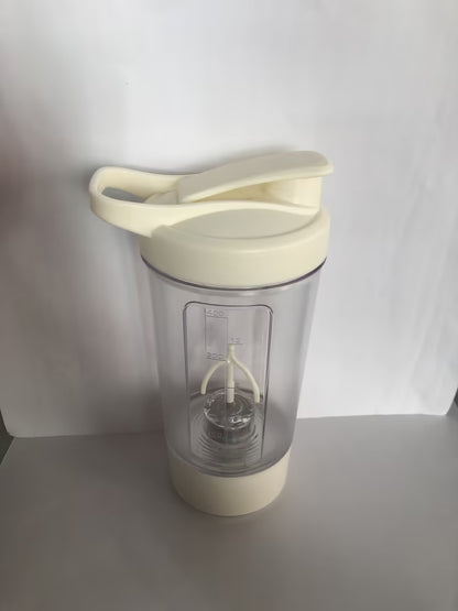 Portable Electric Mixing Cup – 400ml Protein Powder Shaker with 1200mAh Battery for Gym & Fitness