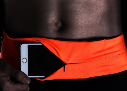 Outdoor Sports Waistband – Elastic Phone Holder Belt Bag for Running, Jogging &amp; Fitness