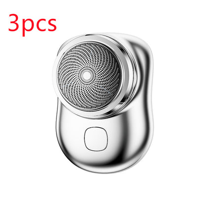 Portable Mini Electric Face Shaver – Cordless USB Rechargeable Razor for Men, Wet & Dry Use