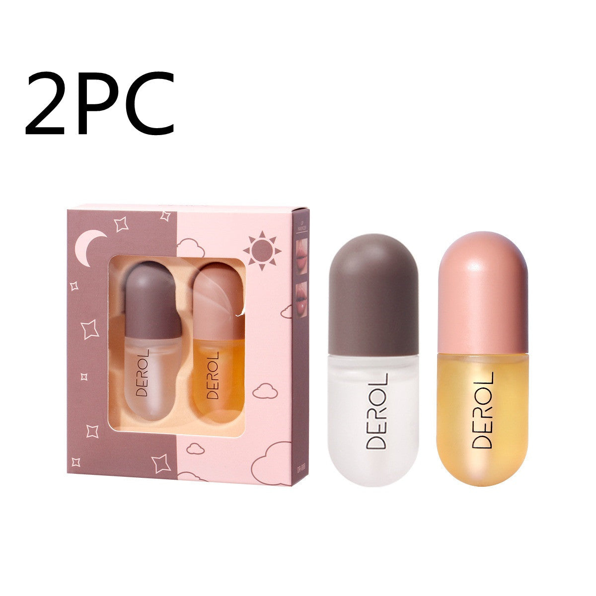 Day & Night Instant Volume Lip Plumper Oil – Clear, Long-Lasting Nourishment & Fine Line Repair | Lip Care & Beauty Oil