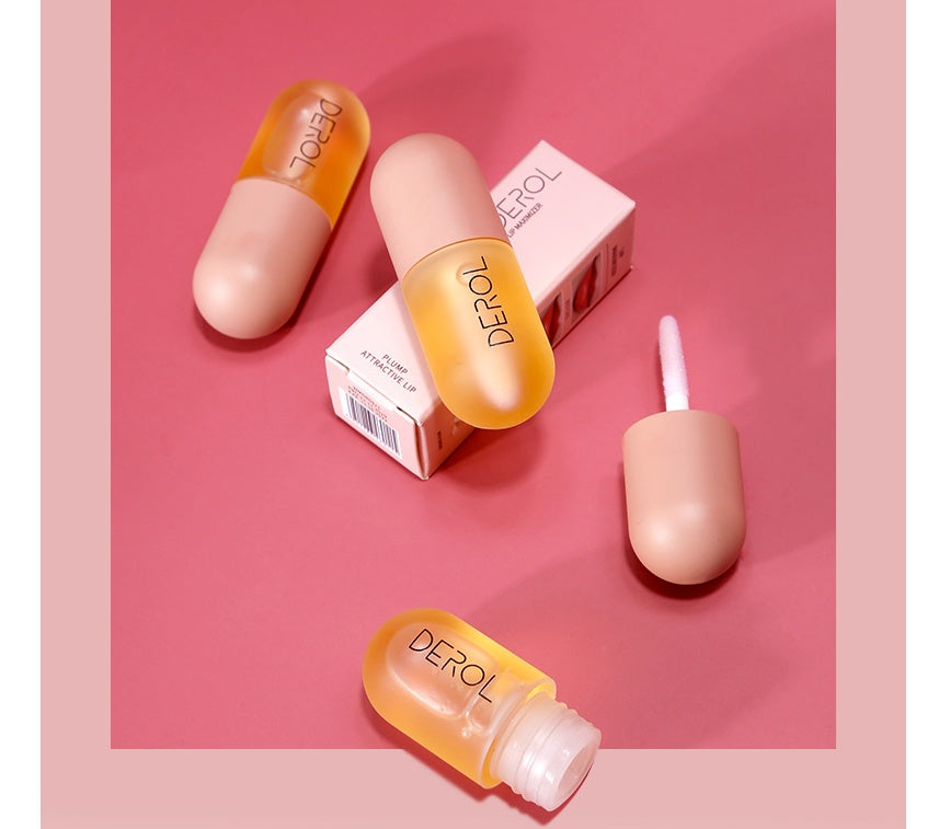 Day & Night Instant Volume Lip Plumper Oil – Clear, Long-Lasting Nourishment & Fine Line Repair | Lip Care & Beauty Oil