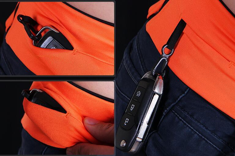 Outdoor Sports Waistband – Elastic Phone Holder Belt Bag for Running, Jogging &amp; Fitness