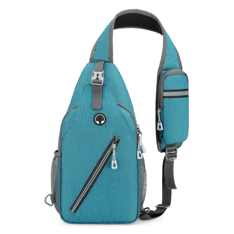 Multifunctional Men’s Canvas Crossbody Bag – Durable Shoulder Chest Messenger Bag
