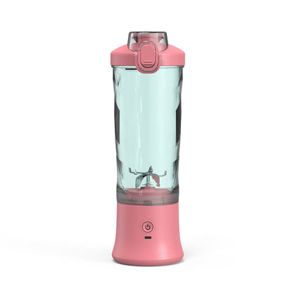 Portable Blender Juicer – Personal 600ml Mini Blender for Shakes &amp; Smoothies with 6-Blade Stainless Steel, USB Type-C Rechargeable