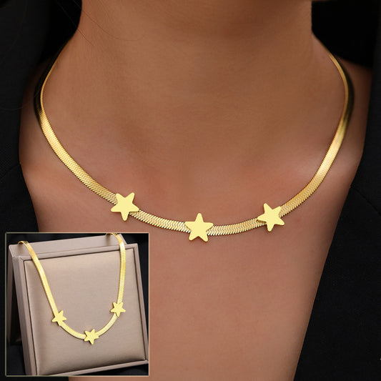 Gothic Blade Star Choker – Light Luxury Necklace for the Bold &amp; Beautiful