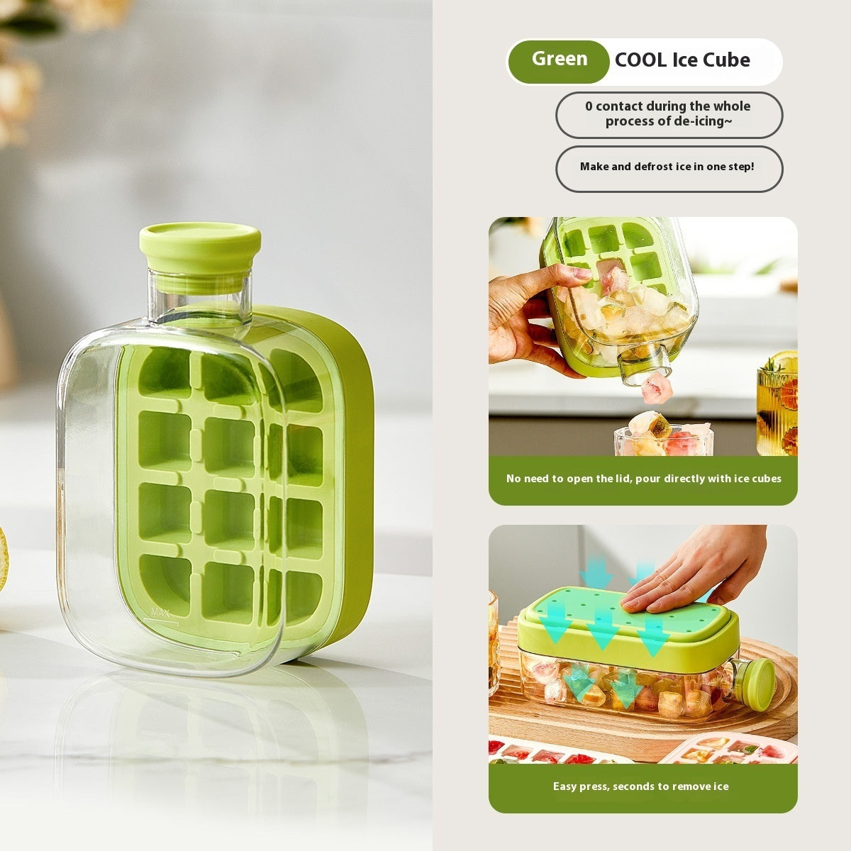 One-Click Molding Cooling Cup – Instant Chill, Stylish Sip!