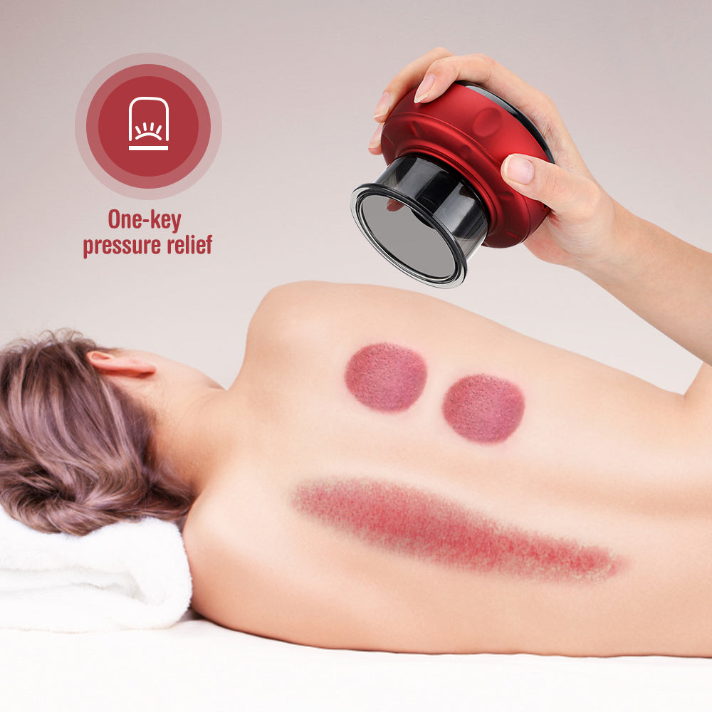 Electric Vacuum Cupping Massage Device – 3-in-1 Slimming Therapy Massager