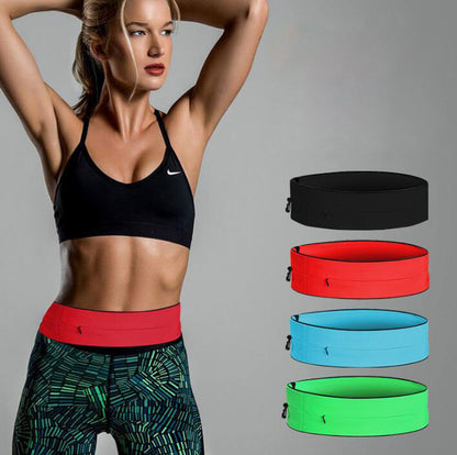 Outdoor Sports Waistband – Elastic Phone Holder Belt Bag for Running, Jogging &amp; Fitness