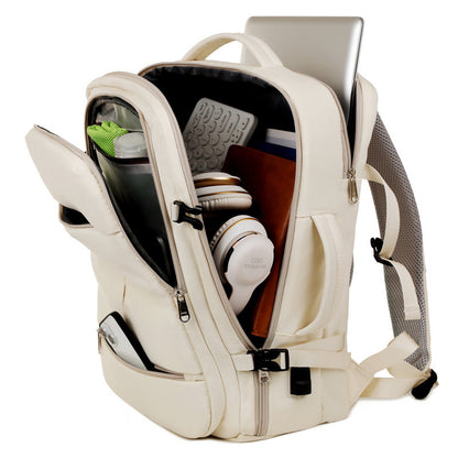 Large Capacity Travel Backpack – Smart, Stylish &amp; Waterproof Companion for Work, College &amp; Travel