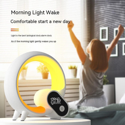 Creative Q Light – Sunrise Alarm Clock & Bluetooth Speaker with Smart Color Atmosphere Light