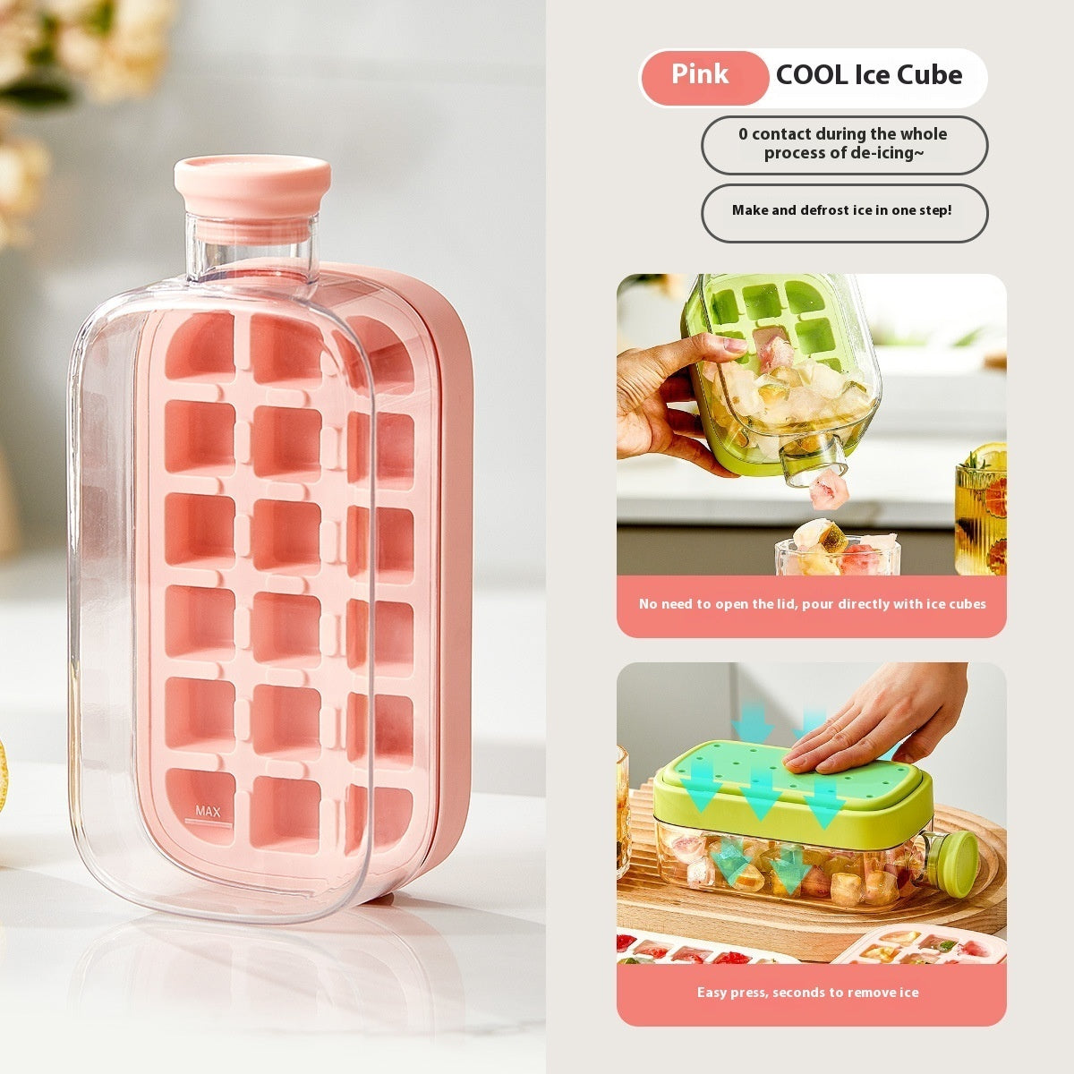 One-Click Molding Cooling Cup – Instant Chill, Stylish Sip!