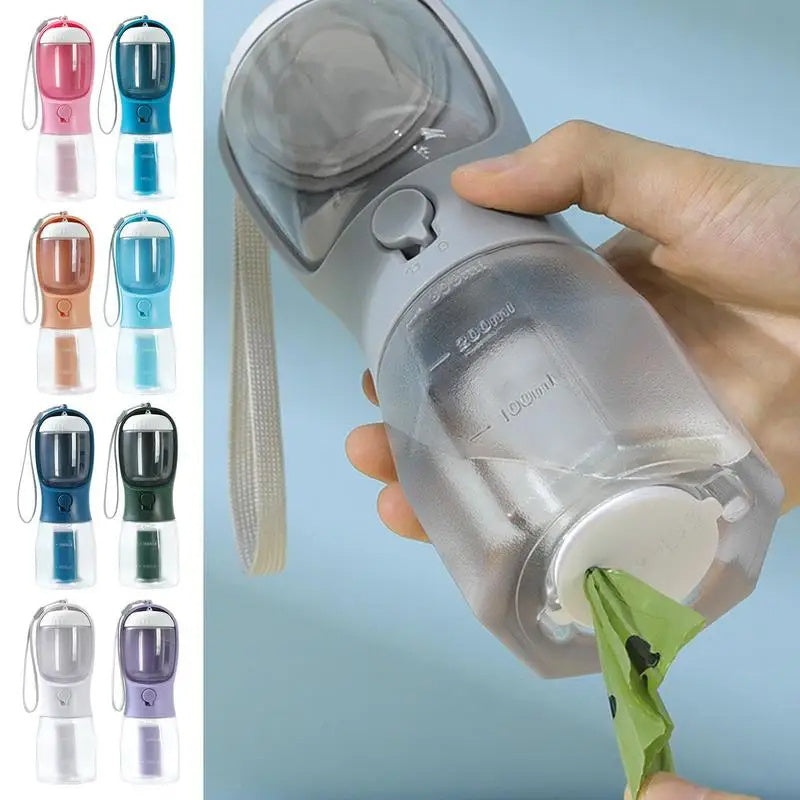 3-in-1 Portable Dog Water Cup – Hydration, Snacks &amp; Clean-Up All in One!