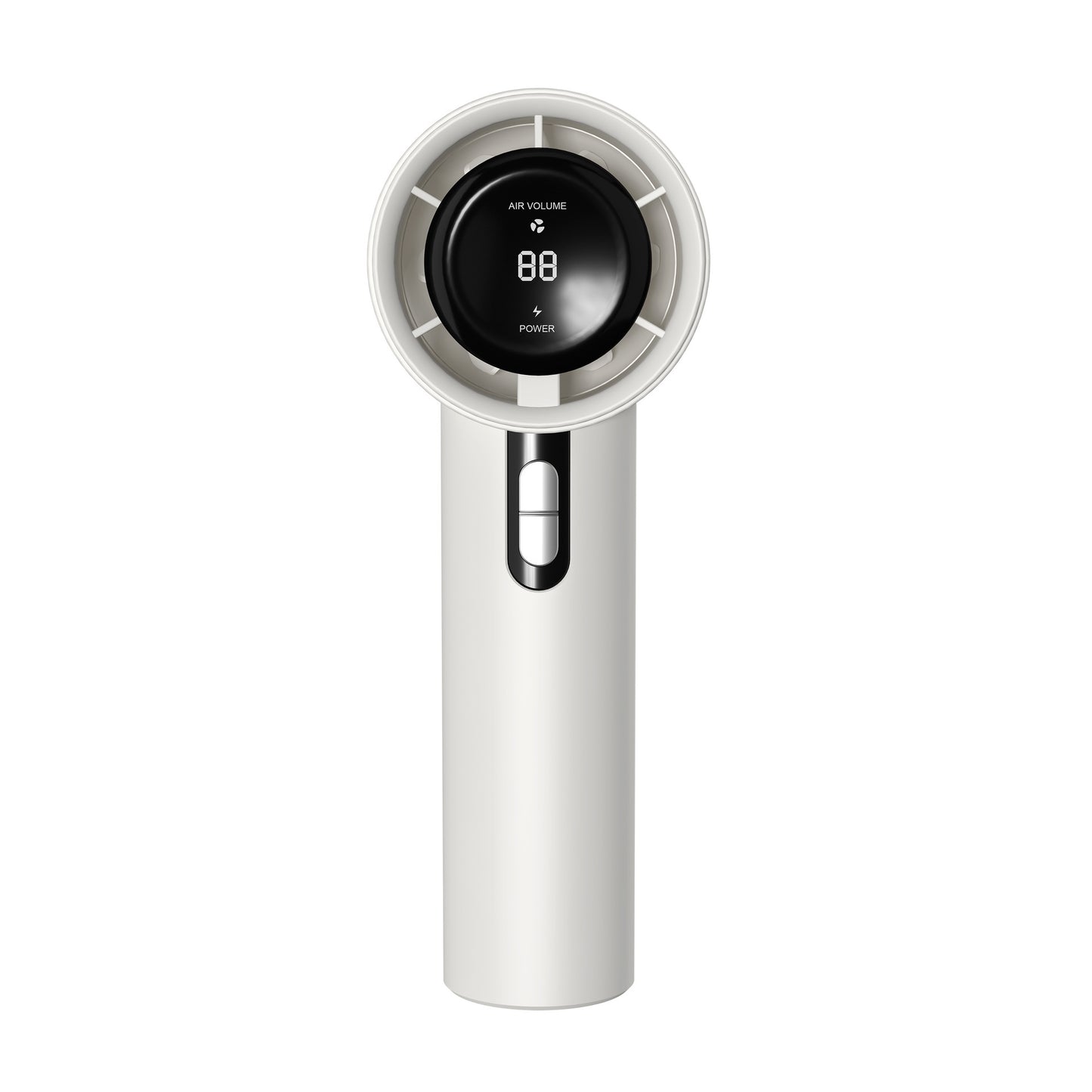 Portable Handheld Turbo Fan with Cooling Technology – 3000mAh Rechargeable Battery | Cold Compress + Adjustable Wind Speeds | Mini USB Personal Fan for Summer Relief