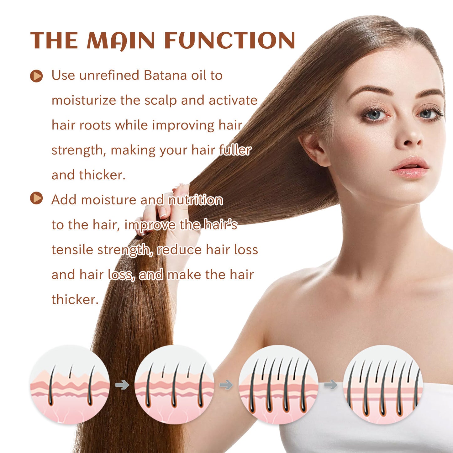 Pure Batana Oil Hair Mask – Deep Repair &amp; Smoothing Conditioner for Damaged Hair