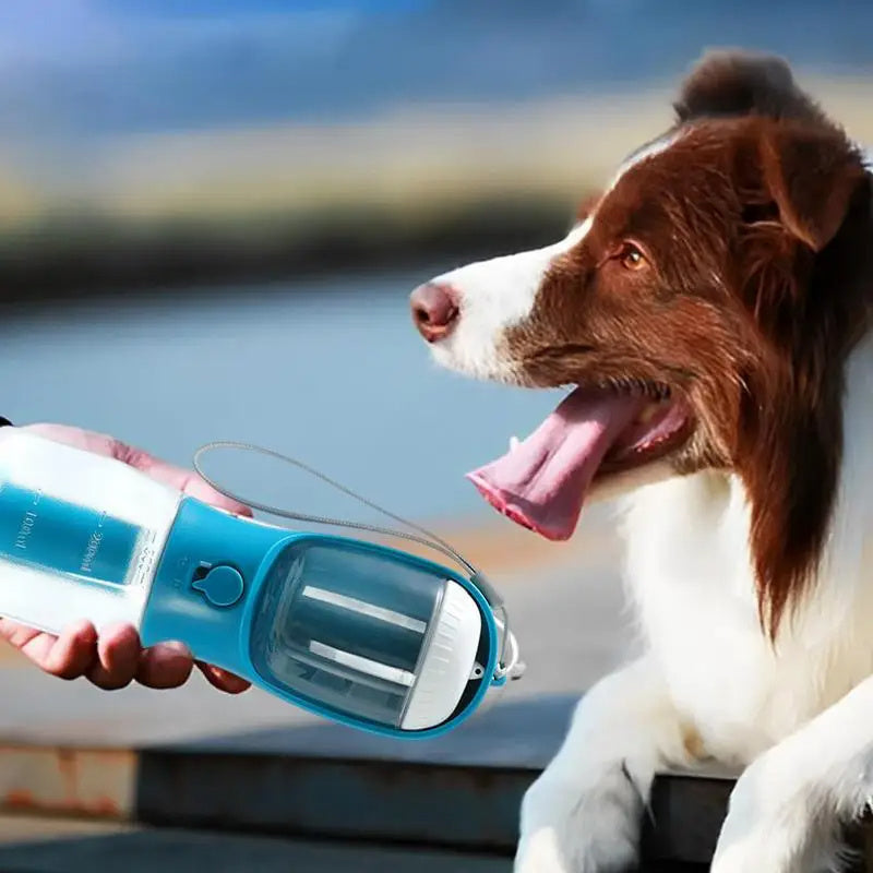 3-in-1 Portable Dog Water Cup – Hydration, Snacks &amp; Clean-Up All in One!