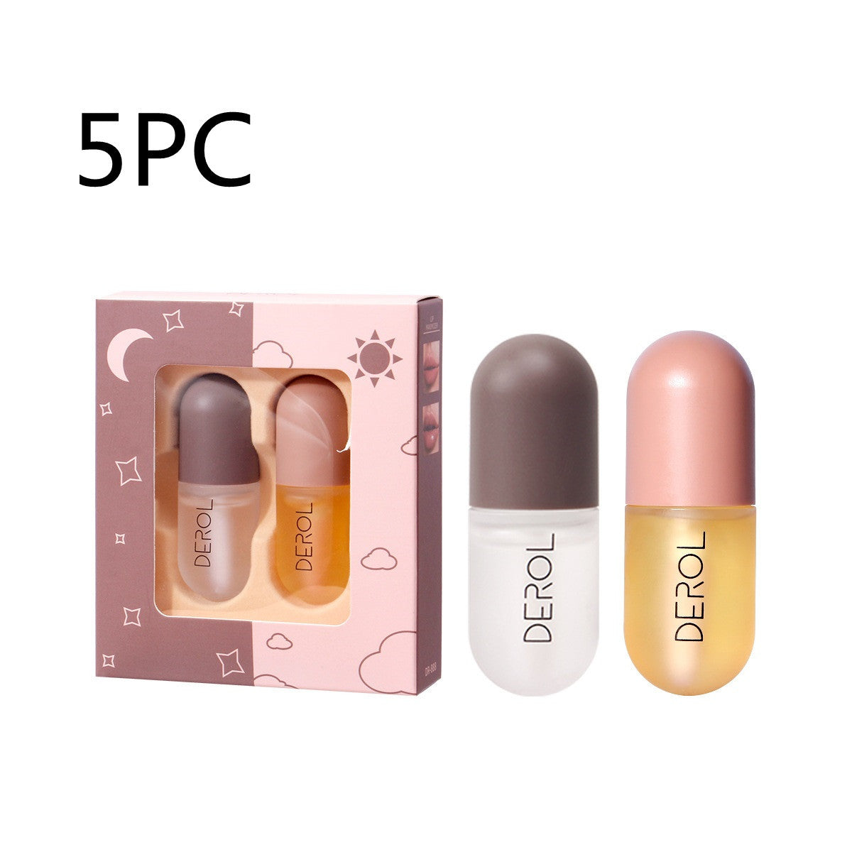 Day & Night Instant Volume Lip Plumper Oil – Clear, Long-Lasting Nourishment & Fine Line Repair | Lip Care & Beauty Oil