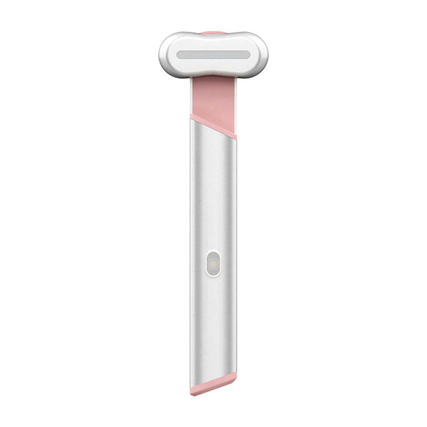 4-in-1 Electric Eye Massager – Red &amp; Blue Light Therapy with Vibration, Warmth &amp; Microcurrent (Rose Gold)