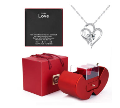 Eternal Rose Apple Jewelry Box – A Gift of Love, Beauty &amp; Surprise