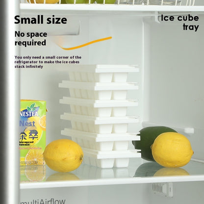 Rotating Ice Cube Tray with Lid – Twist-Release Ice Block Mold for Freezer, Home &amp; Mini Refrigerator (300ml)