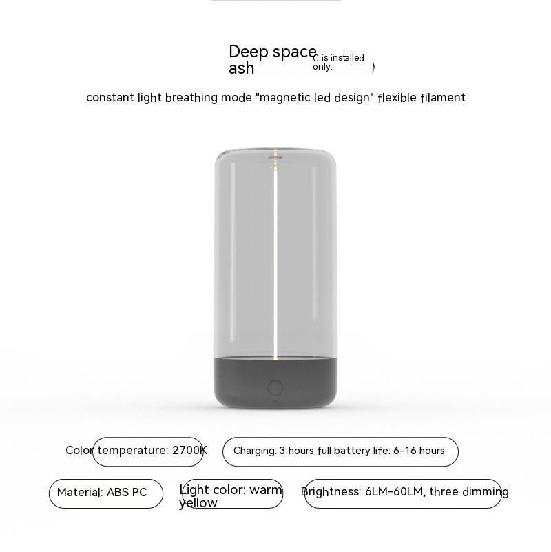 New LED Camping Light – Type-C Rechargeable Portable Ambient Night Lamp