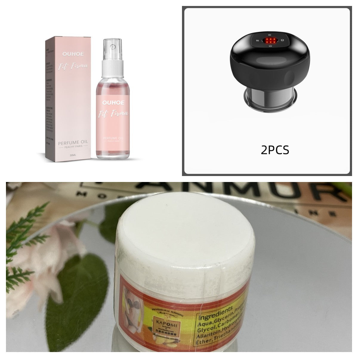 Electric Vacuum Cupping Massage Device – 3-in-1 Slimming Therapy Massager