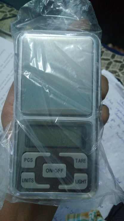 Mini Pocket Digital Weight Scale with Auto Calibration – 200g Capacity, 0.01g Precision, Portable Jewelry &amp; Kitchen Scale