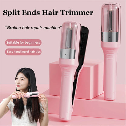 Hair Ends Trimmer Split End Remover – Cordless Hair Cutting Machine for Damaged Hair