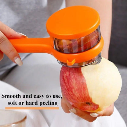 2-in-1 Peeler with Built-in Storage Box – Stainless Steel Blade | Vegetable &amp; Fruit Peeler | Kitchen Tool