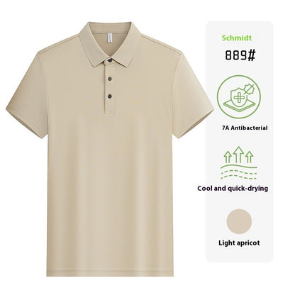 Unisex Short Sleeve Work Shirt – Custom Lapel Uniform with Company Logo Embroidery for Team & Group Wear