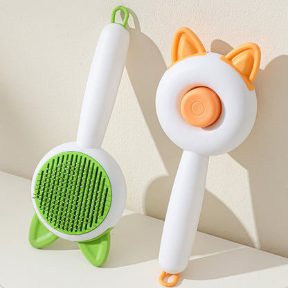 All-in-One Pet Hair Remover Brush – Self-Cleaning Dematting Tool for Dogs & Cats