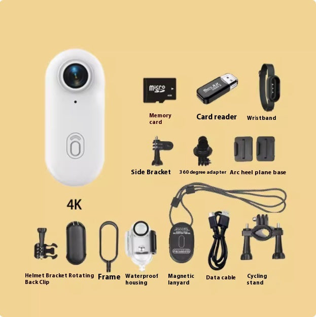 Outdoor Sports 4K Mini Action Camera – Capture Every Moment, Hands-Free!