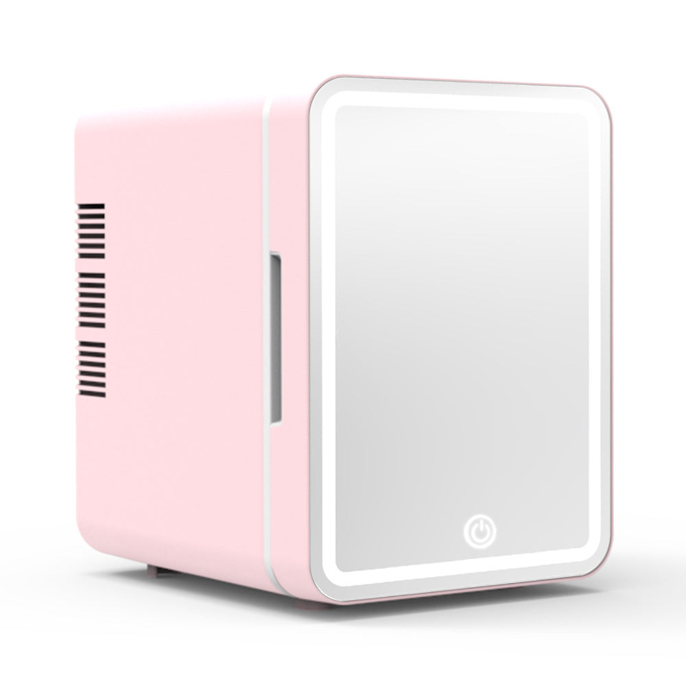 Mini Beauty Refrigerator – Portable 110V Skincare & Makeup Cooler with Built-in Light
