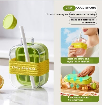One-Click Molding Cooling Cup – Instant Chill, Stylish Sip!