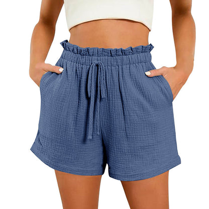 Woen's Summer Cotton Shorts – Lightweight, Breathable Casual Wear