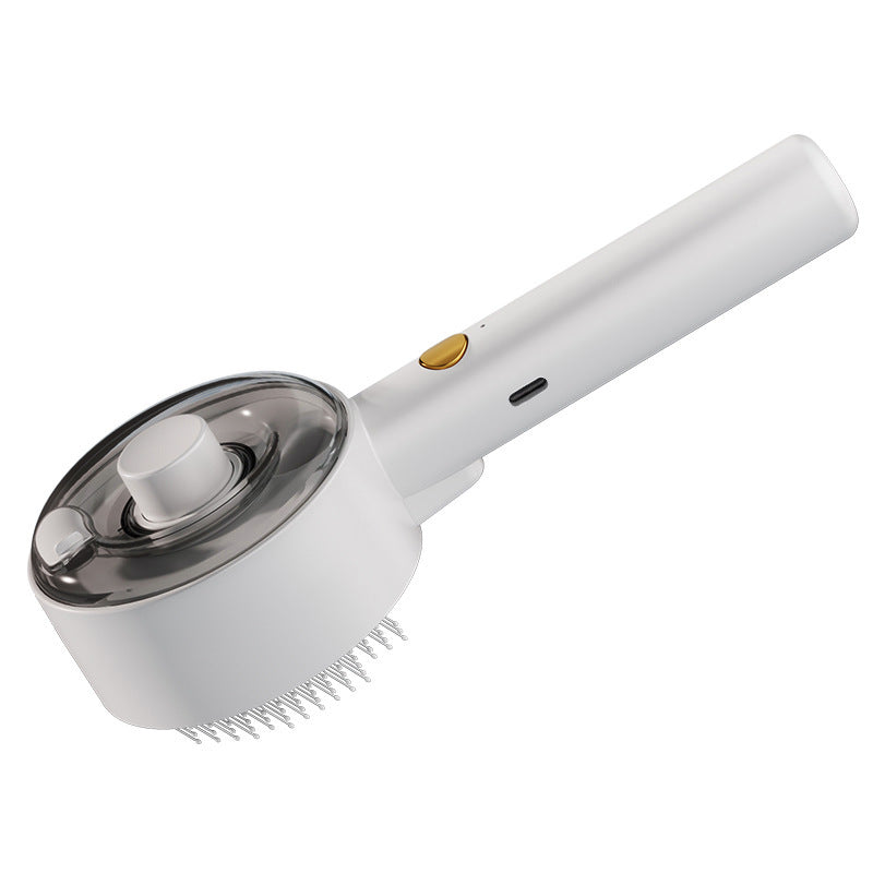 3-in-1 Pet Hair Remover Brush – Steam Grooming Tool for Dogs & Cat