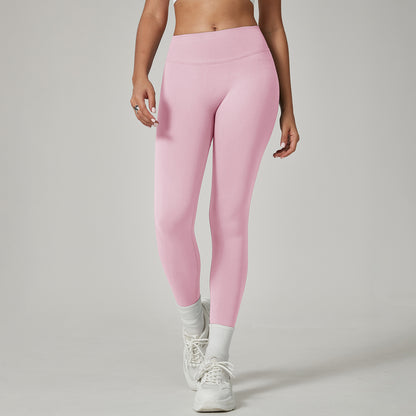 High-Waist Peach Lift Yoga Leggings – Butt-Lifting Workout Trousers for Women