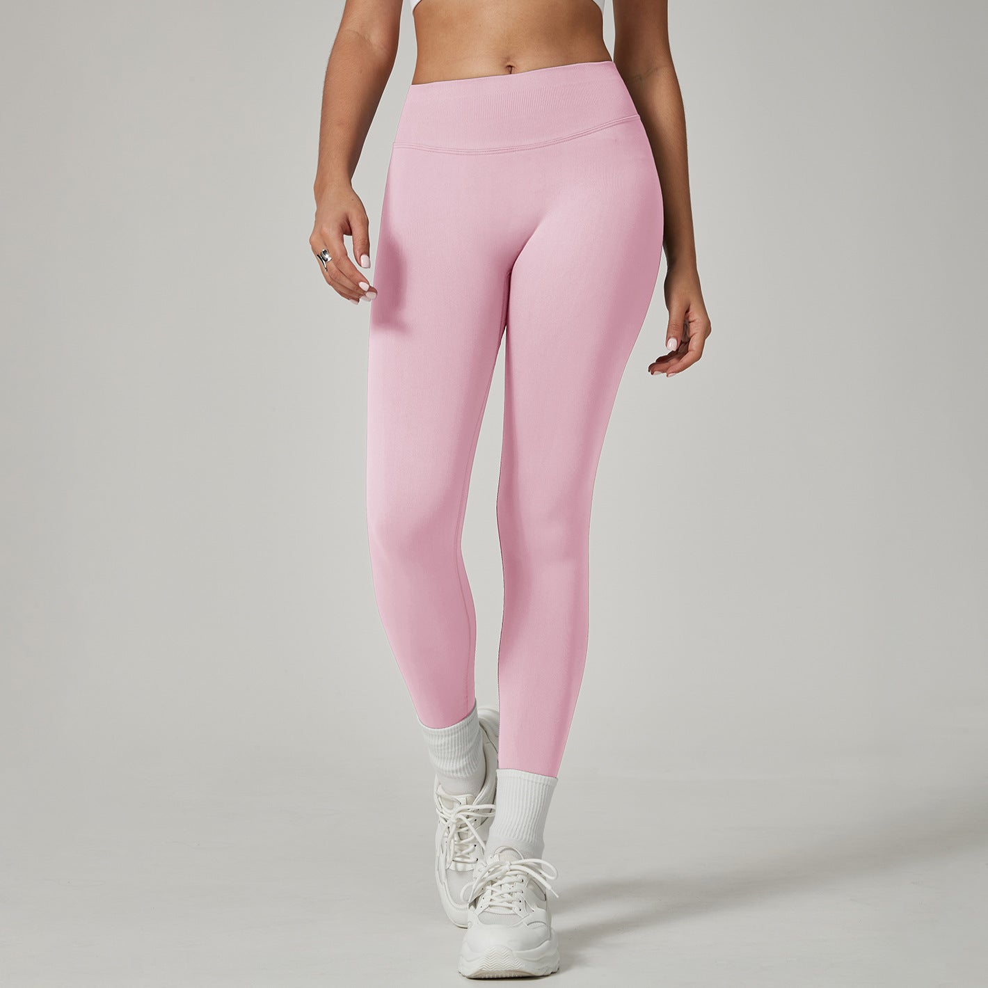 High-Waist Peach Lift Yoga Leggings – Butt-Lifting Workout Trousers for Women