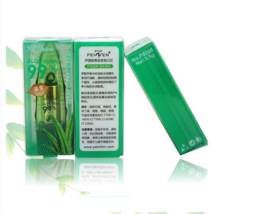Aloe Vera Color Changing Lipstick – Moisturizing Gloss & Lip Balm for Dry, Chapped Lips