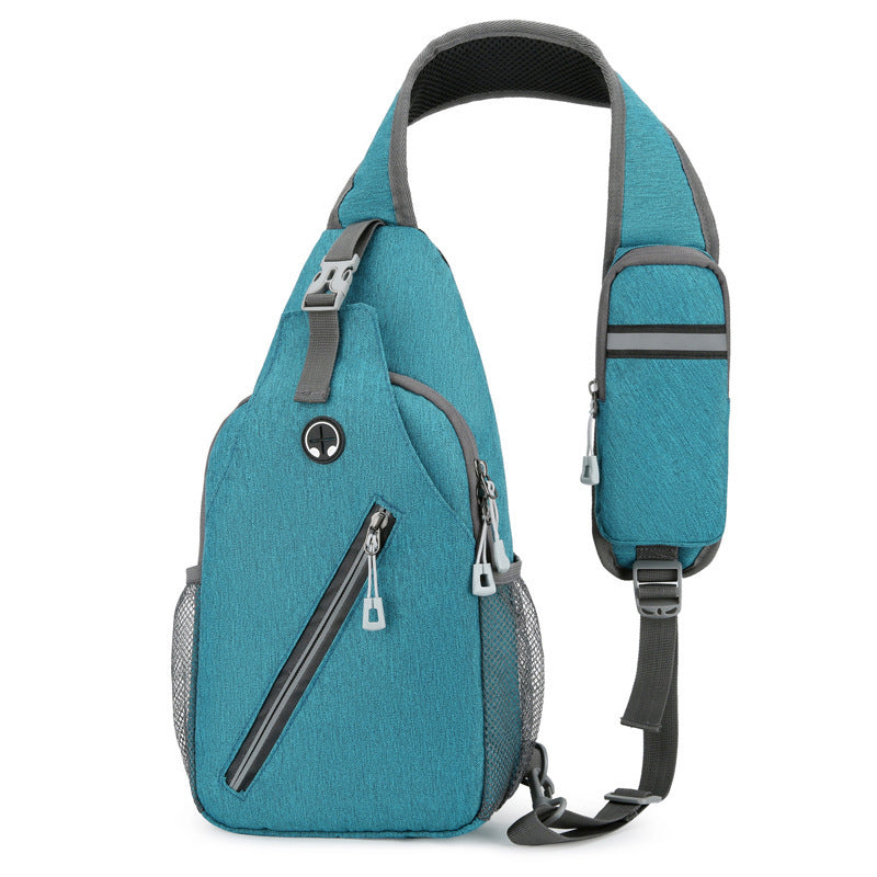 Multifunctional Men’s Canvas Crossbody Bag – Durable Shoulder Chest Messenger Bag