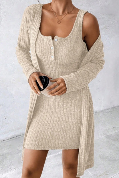 Women's Tailored Solid Color Vest Skirt – Sleeveless Pit Stripe Bodycon Dress for Office & Casual Wear