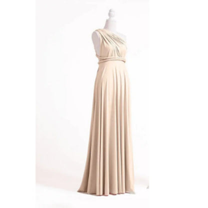 Women's Long Bandage Dress with Cross Exposed Back – Elegant Sleeveless Evening Gown
