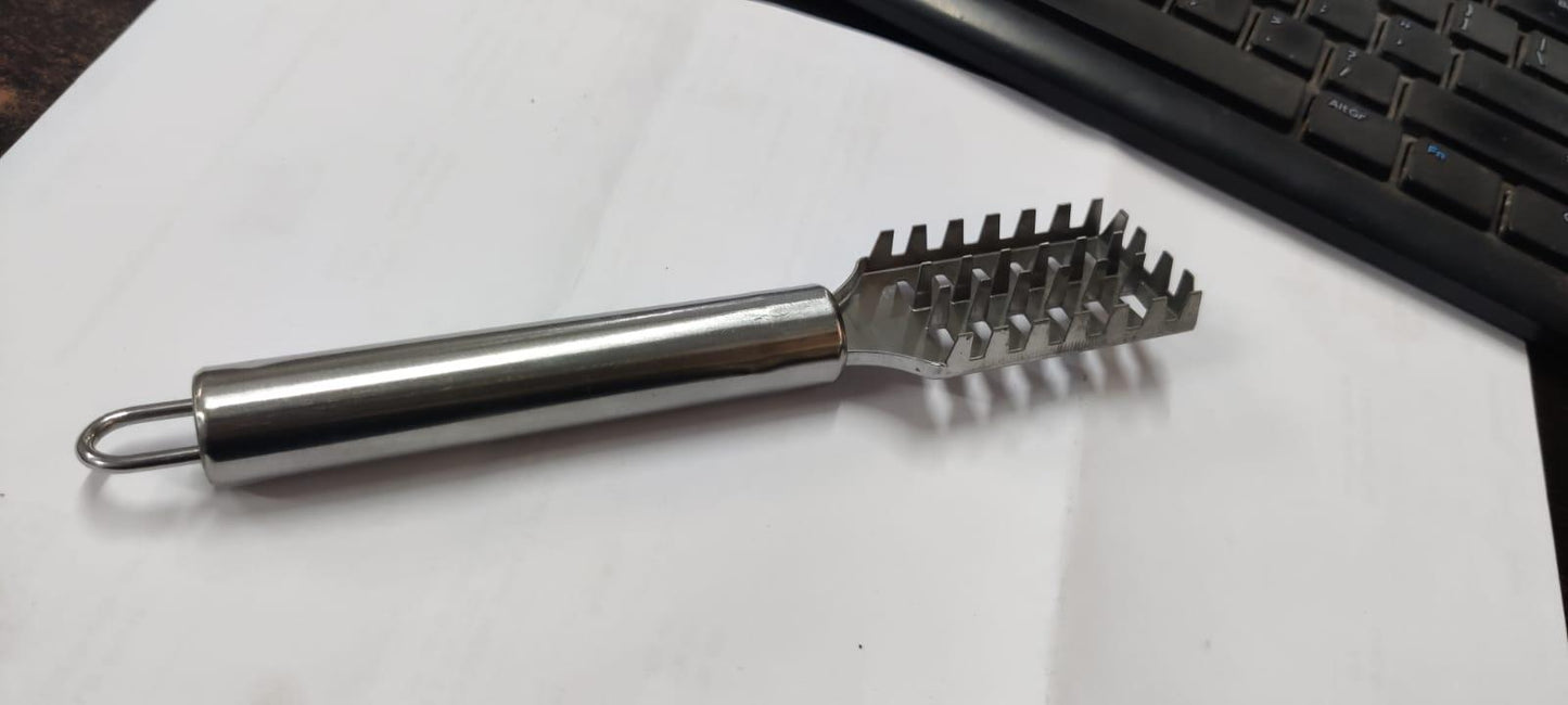 Fish Scale Remover Scraper &amp; Cutter – Stainless Steel Kitchen Scaler Tool (Pack of 2)