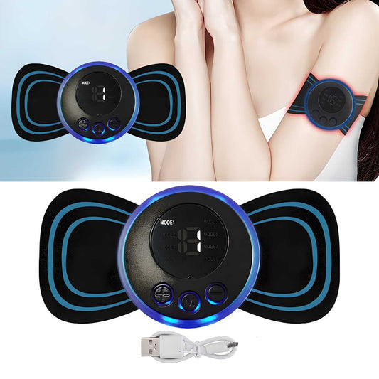Mini Massager with 8 Modes &amp; 19 Strength Levels – Rechargeable Electric Massager for Shoulder, Arms, Legs &amp; Back Pain (Men &amp; Women