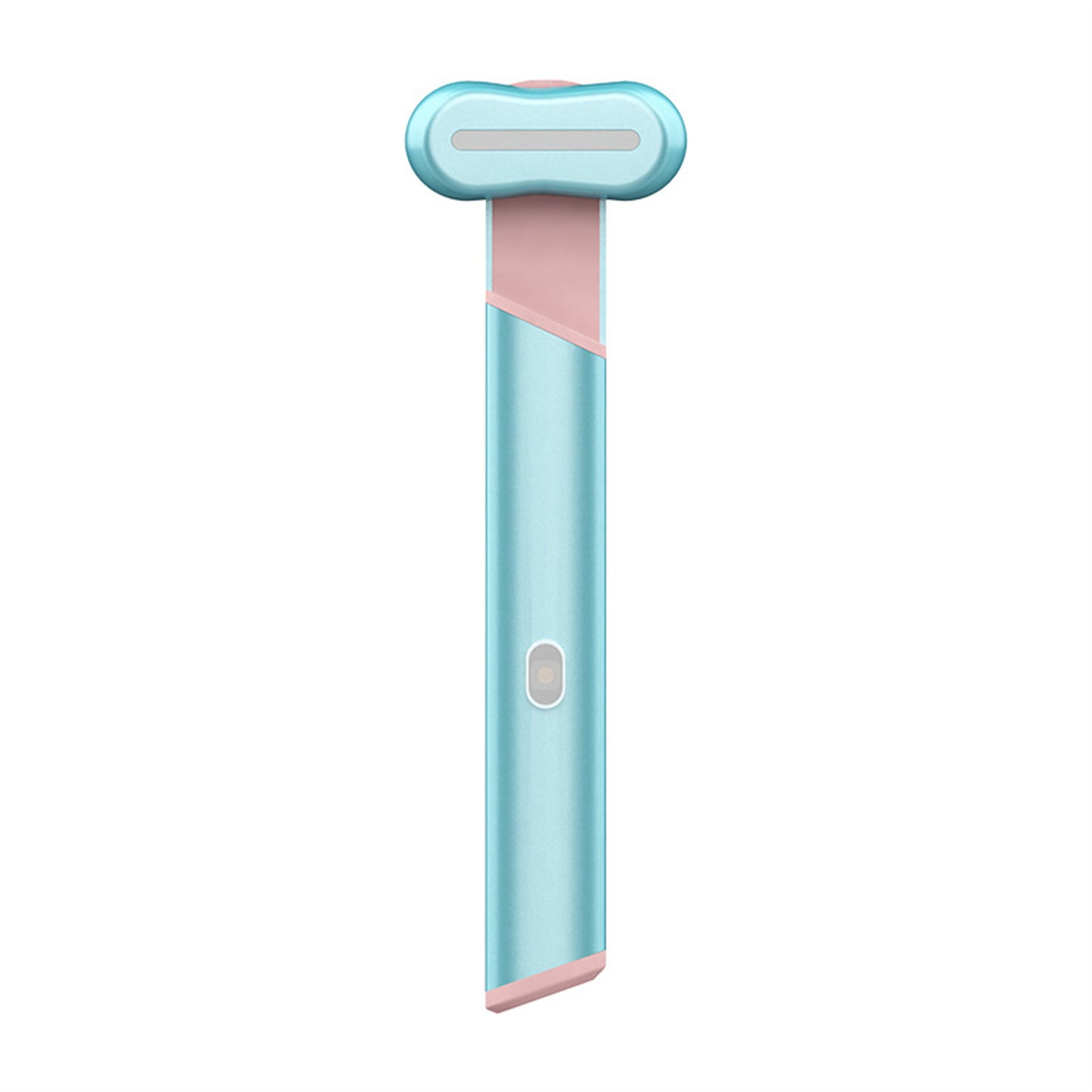 4-in-1 Electric Eye Massager – Red &amp; Blue Light Therapy with Vibration, Warmth &amp; Microcurrent (Rose Gold)